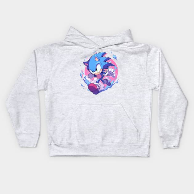 sonic Kids Hoodie by lets find pirate